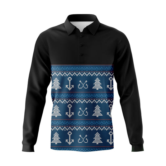 Christmas Fishing Shirt - STOCK