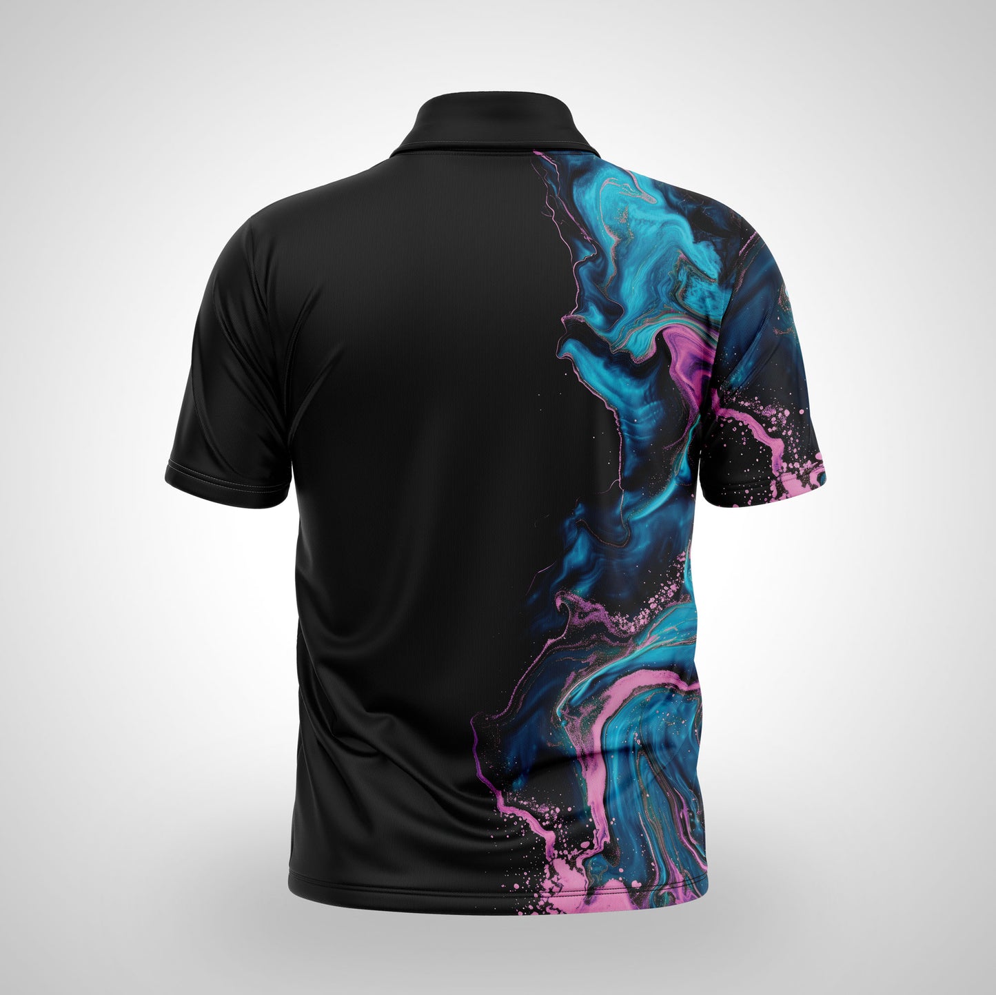 Marble - Blue Pink Short Sleeve