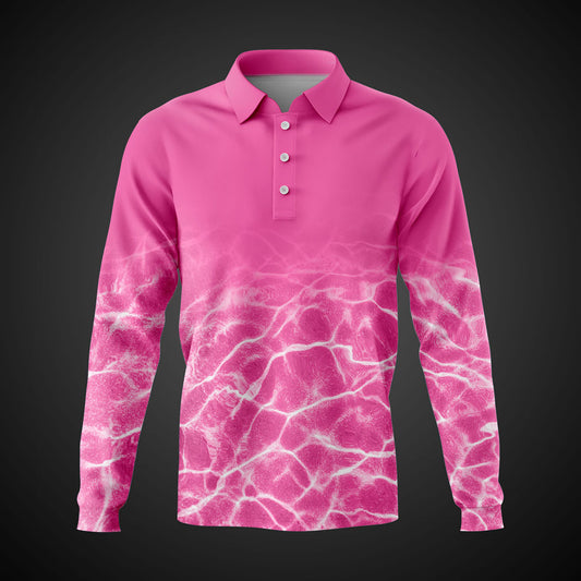 Reflections Pink Fishing Shirt