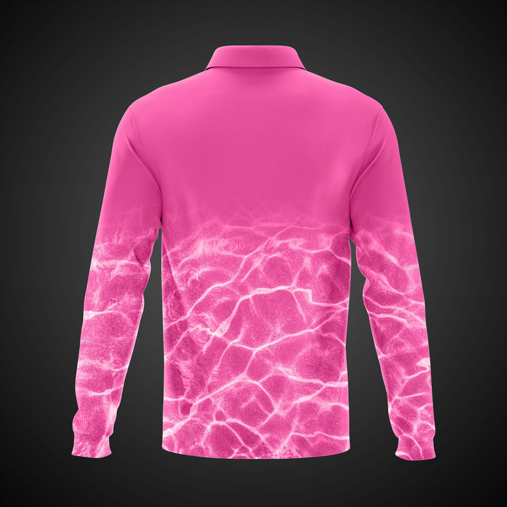 Reflections Pink Fishing Shirt