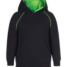 Contrast Fleecy Hoodie - 3CFH
