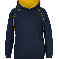 Contrast Fleecy Hoodie - 3CFH