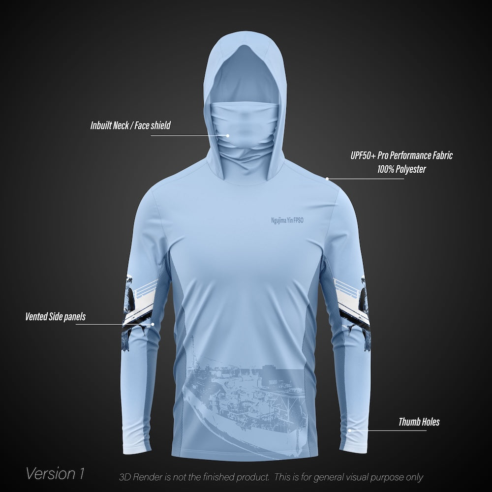 Woodside Portal - Ngujima Yin FPSO Fishing Shirt