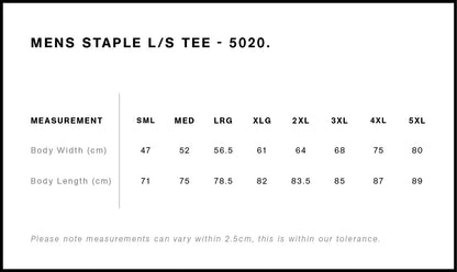 Staple L/S Tee (Adults)