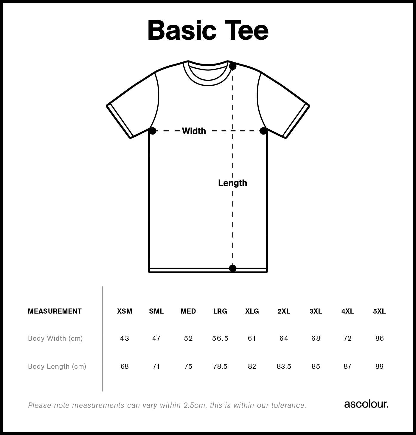 Basic Tee (Adults)