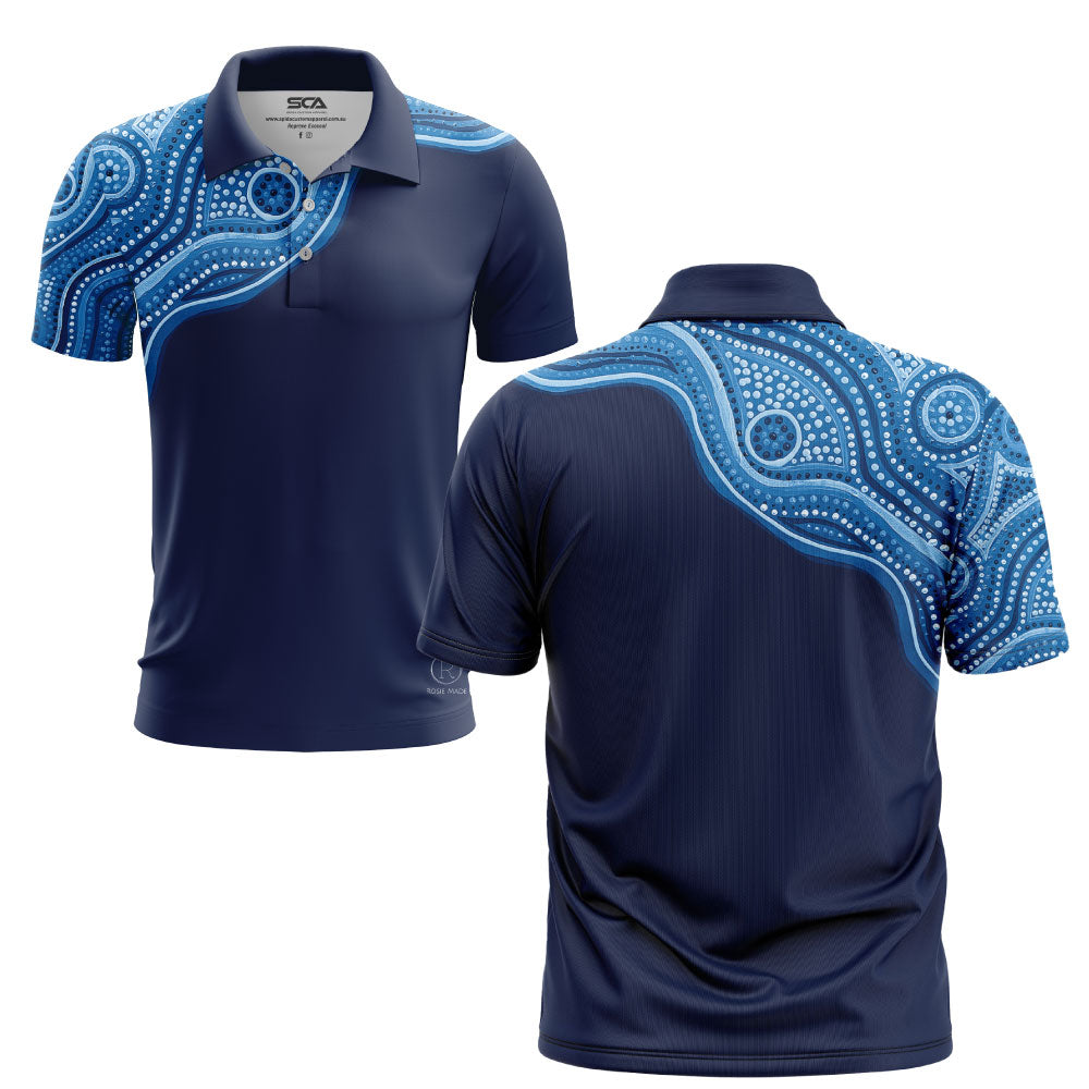 Bare Land Navy Short Sleeve - Rosie Made