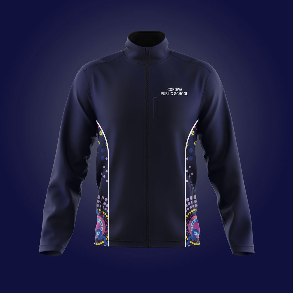 Corowa Public School Portal - Softshell Jackets (Blue) (MADE-TO-ORDER)