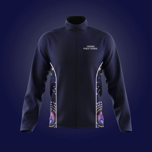 Corowa Public School Portal - Softshell Jackets (Blue) (MADE-TO-ORDER)