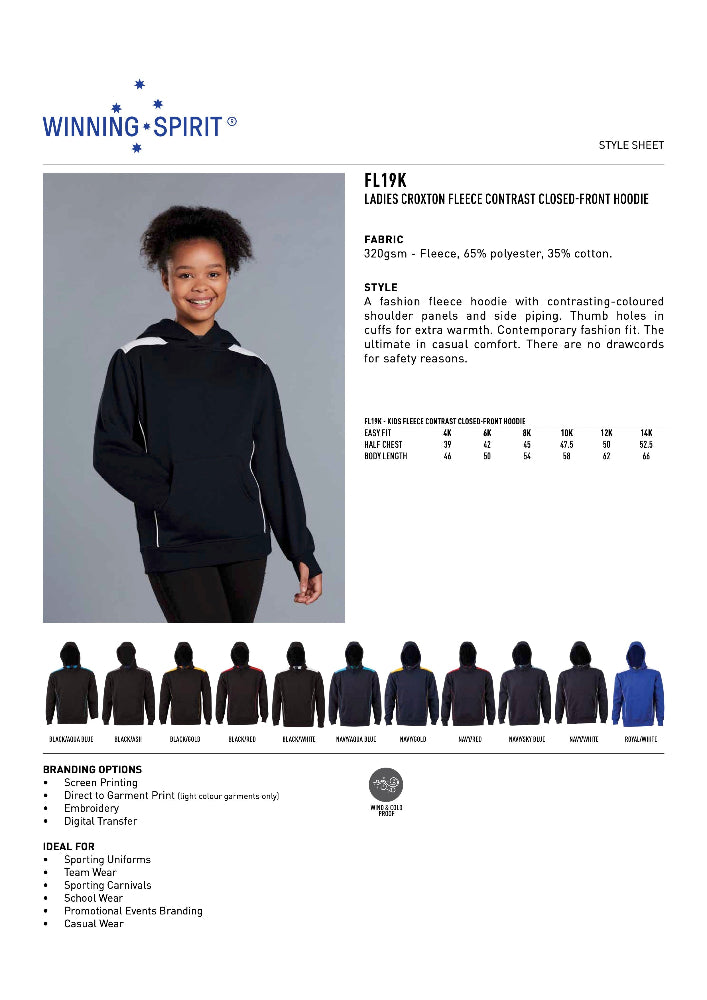 FL19K Croxton Hoodie