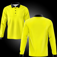 Fluro Yellow Fishing Shirt