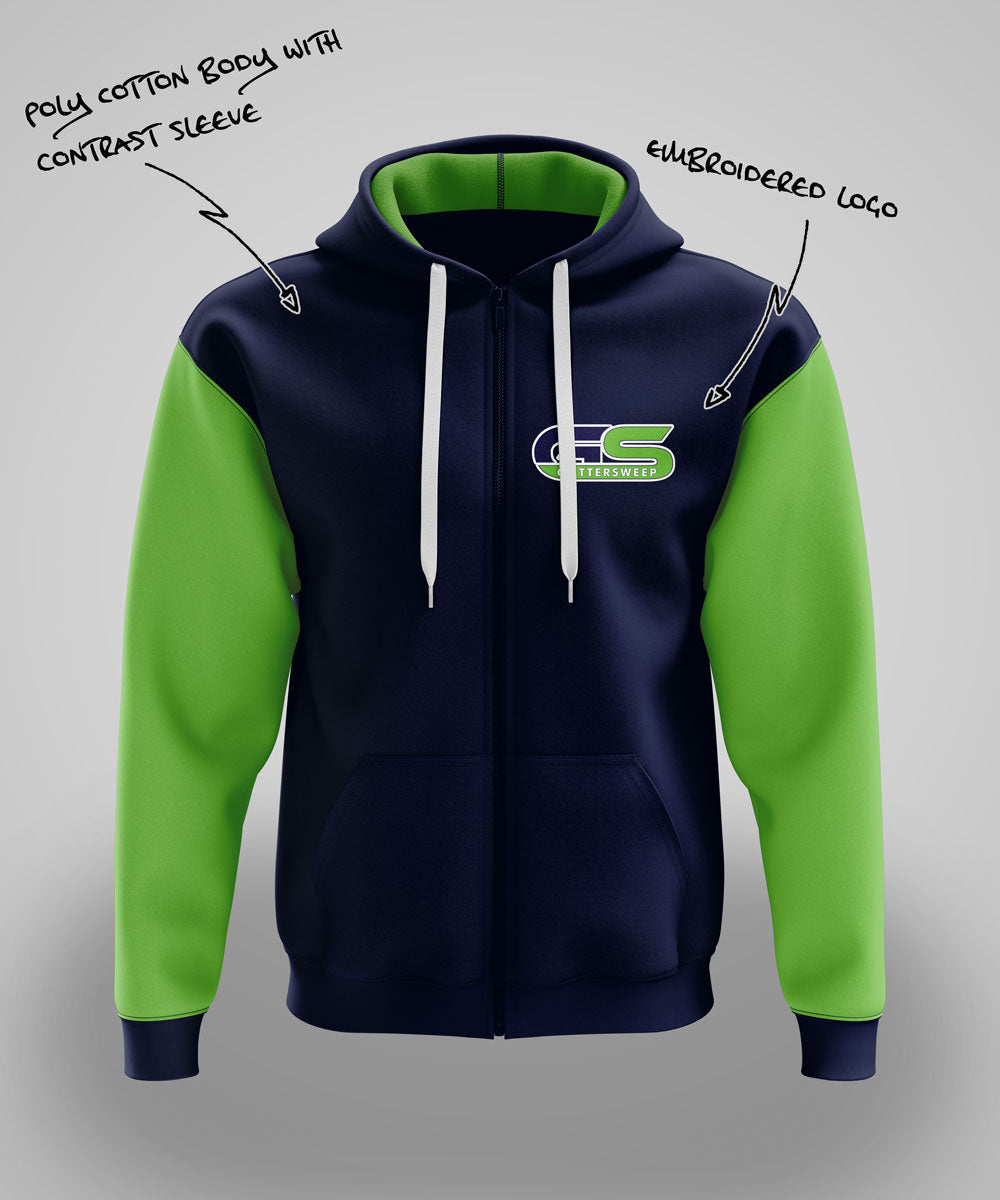 Custom hoodie with Customised Side panels