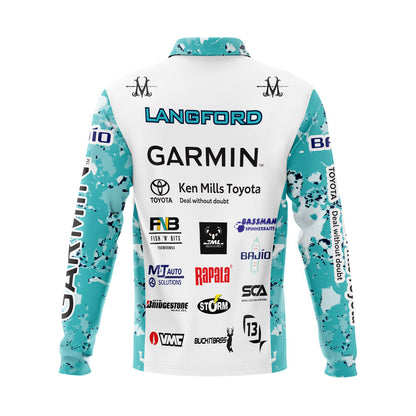 Matt Langford Supporter Fishing Shirt - 3 Button Collar