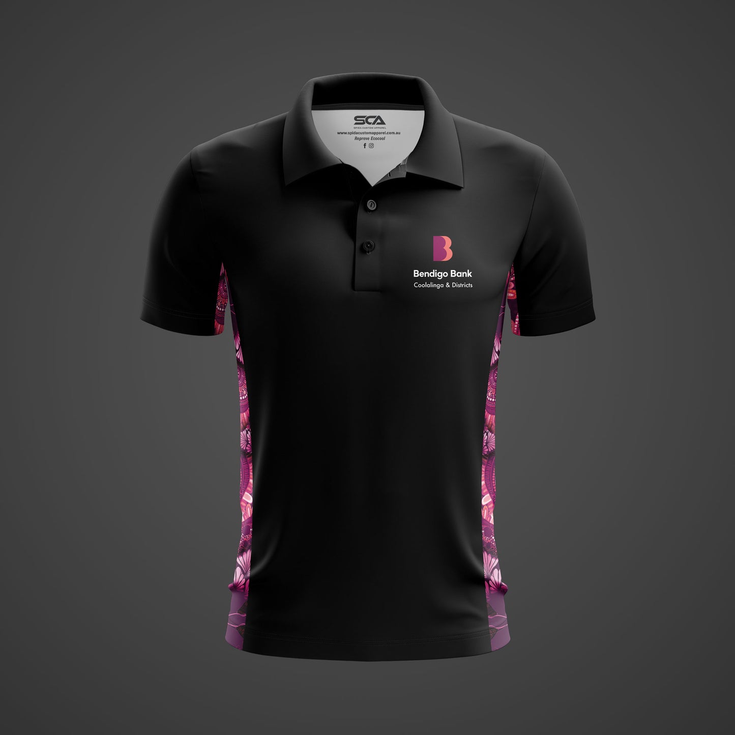 Bendigo Bank Portal - Short Sleeve with Mesh Panels (MADE-TO-ORDER)