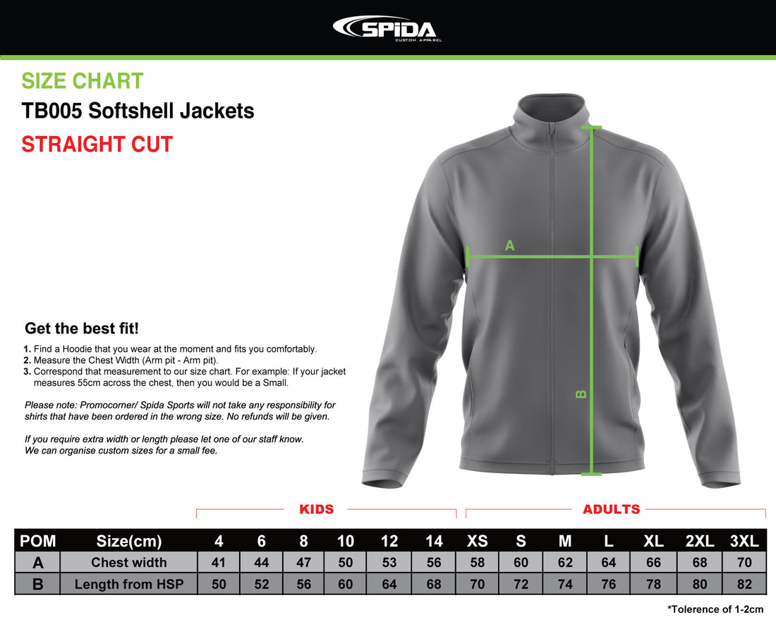 Order Sublimated Softshell Jackets – Spida Custom Apparel
