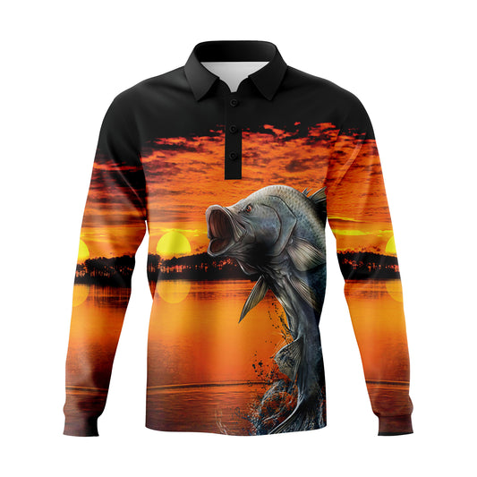 Sunset Barra Fishing Shirt - STOCK