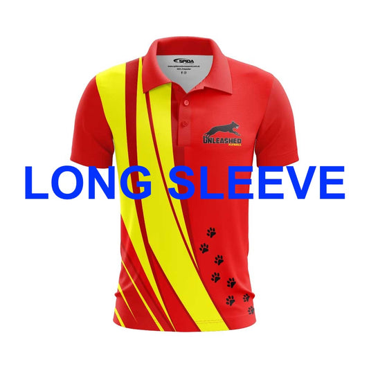 Unleashed Flyball Club - Long Sleeved Polo