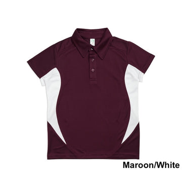 Maroon/White